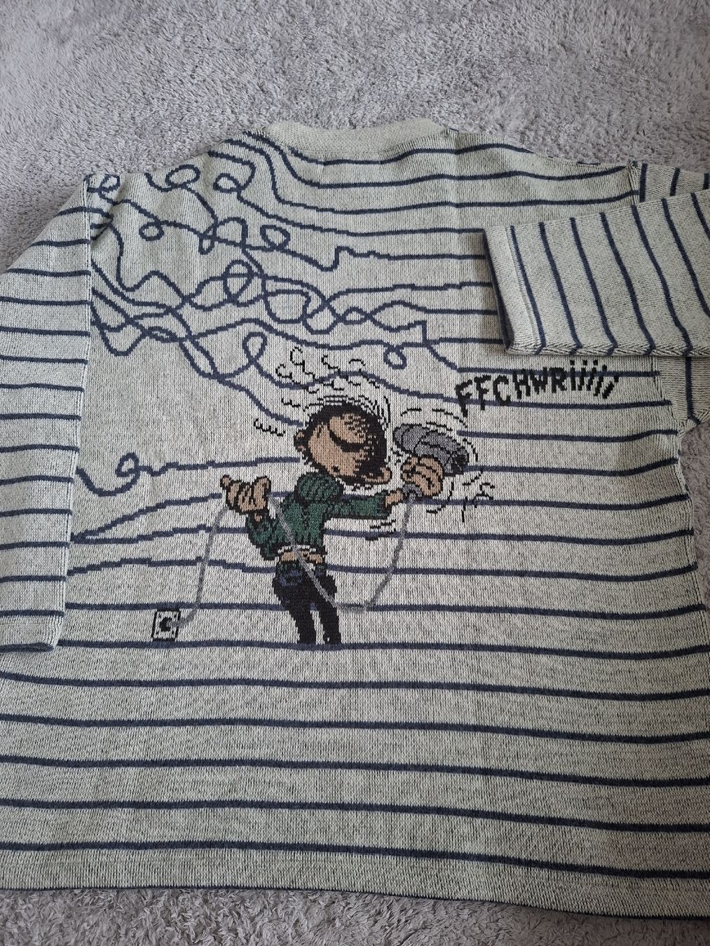 Fumetti: Pull Gaston Lagaffe 1997Studio Aventures beige taille XL – Usato da Renens VD venduto da ser_j2fn 4