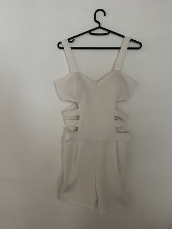 Jumpsuit Damen weiss