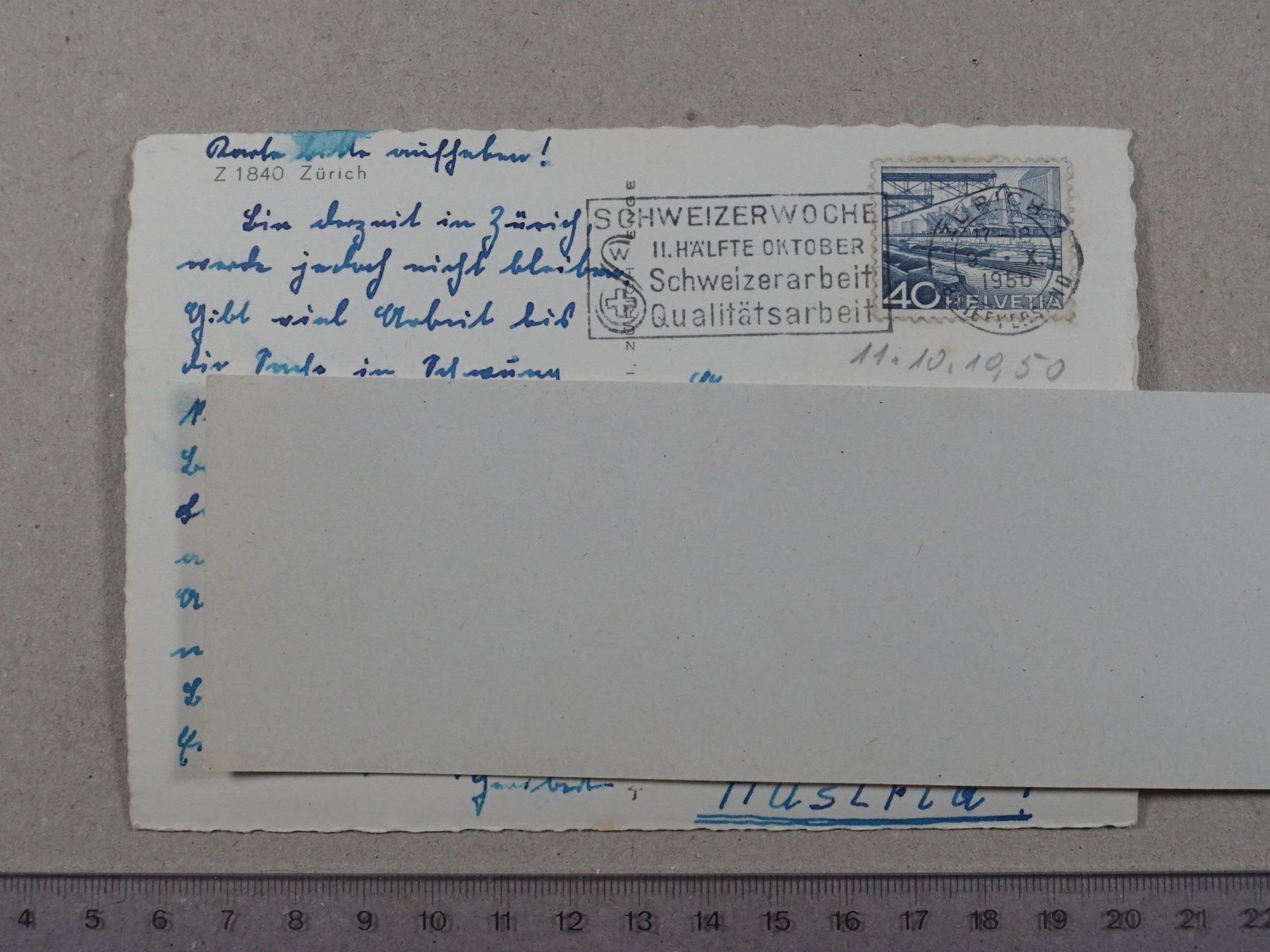 Cartes postales: Zürich, 1950 – D'occasion à Lenzburg par fh1 1