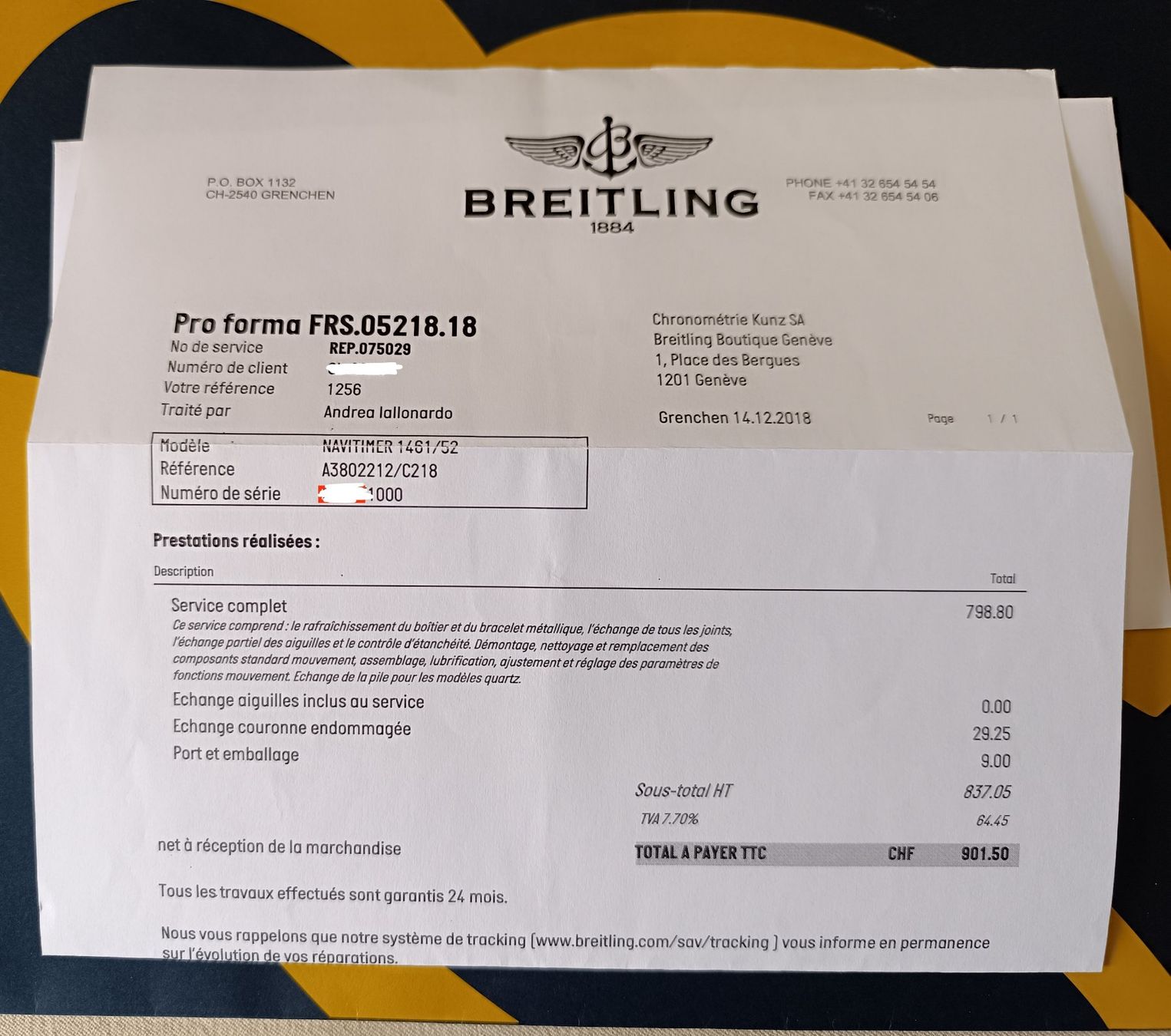 Breitling Orologi: Breitling Navitimer 1461/52 – Usato da Genève venduto da luismmr_cu 6