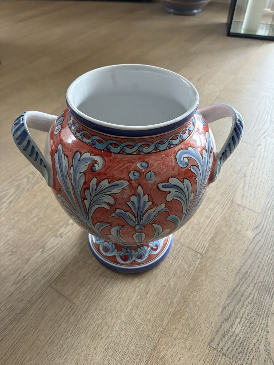 Vasen & Gefässe: Vase, handbemalen – Gebraucht aus Zürich von fab.gr