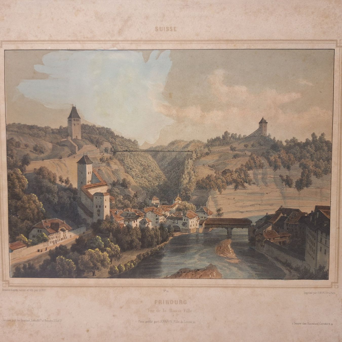 Foto & Immagini: Fribourg, antikes Bild – Usato da Winterthur venduto da ric_rl7n 5