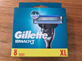 Gillette Mach3 Rasierklingen 8 Stück Neu&OVP