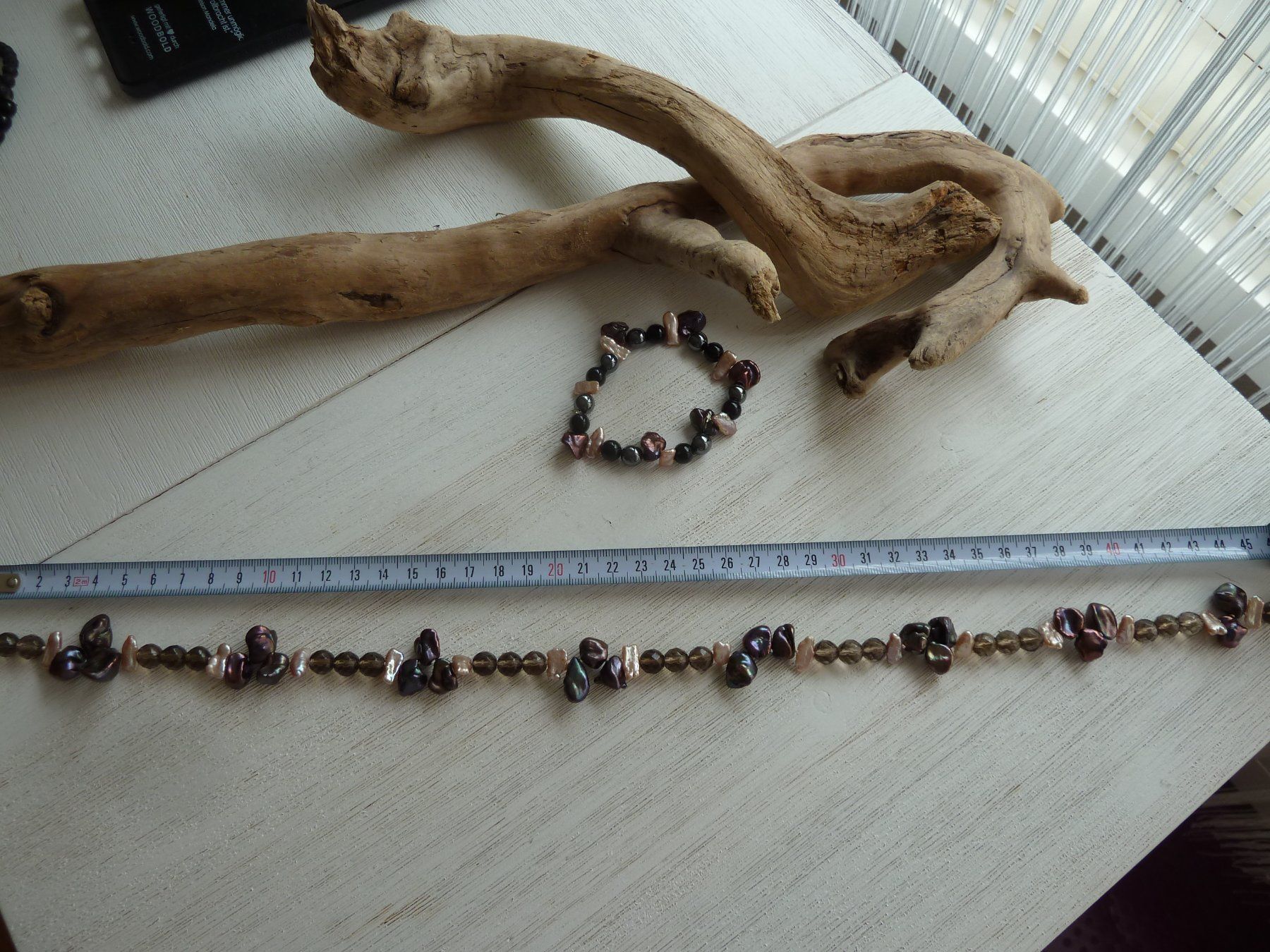 Ketten: Perlen Schmuck Perlen Rauchquarz Collier echte  Kette – Gebraucht aus Meiringen von Lifestyle55 8
