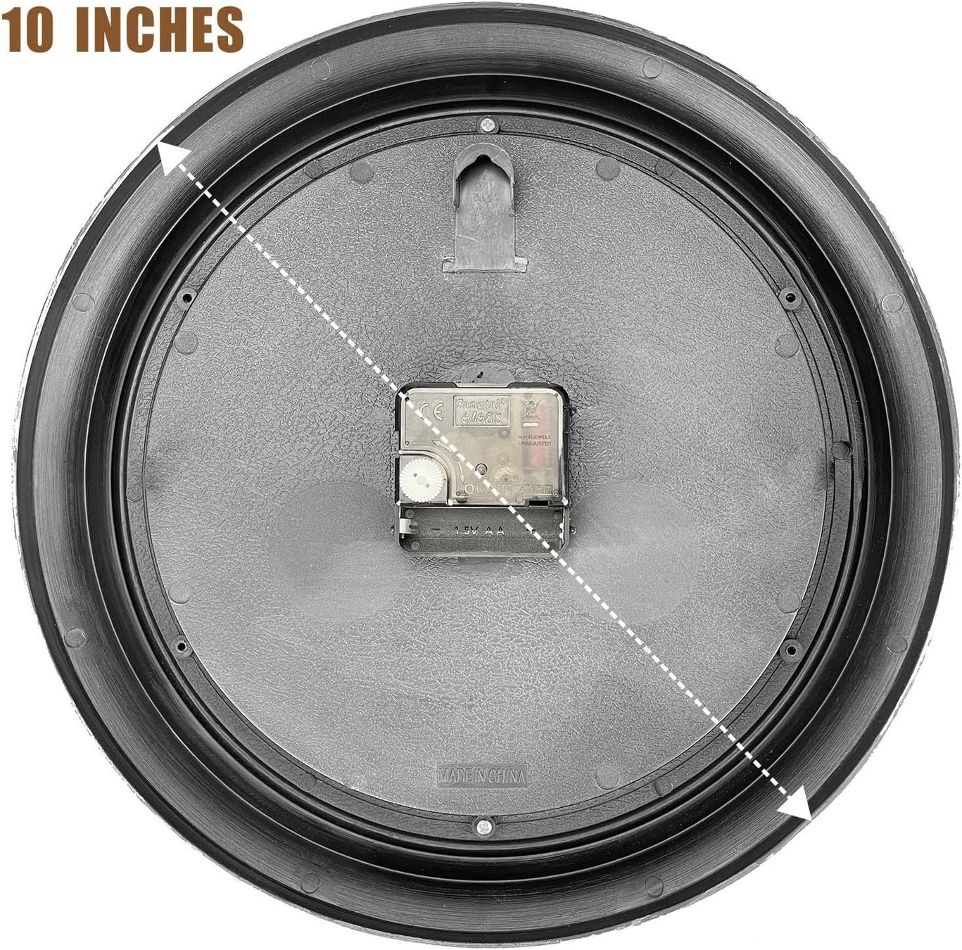 Pendules & Horloges murales: Klassische Retro Wanduhr 25cm – Neuf avec emballage d'origine à Nuglar par SaleRitter 7