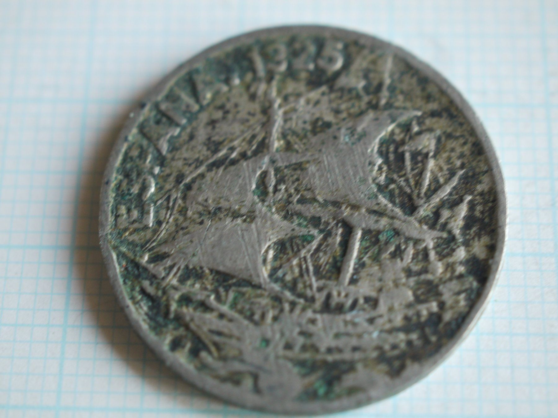 Tutti le monete: Spanian Alfonso XIII 25 CENTIMOS 1925 Gebraucht – Usato da Gross venduto da Retro20 2