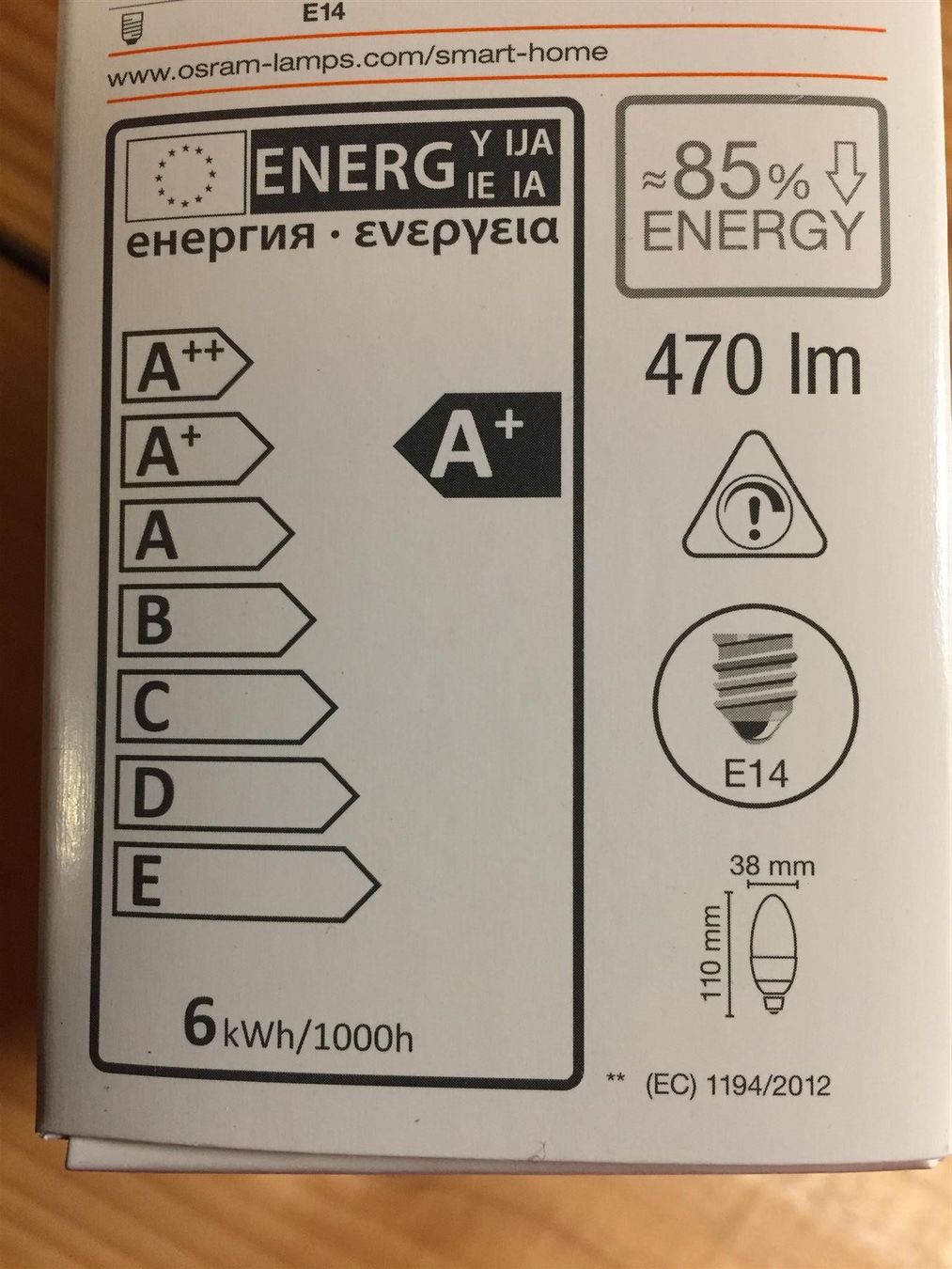 Osram Lampade: Wifi Smart Home LED Lightify Osram,E14,dimmbar Lampe-398 – Nuovo e nell'imballaggio originale da Recherswil venduto da paulchen09 7