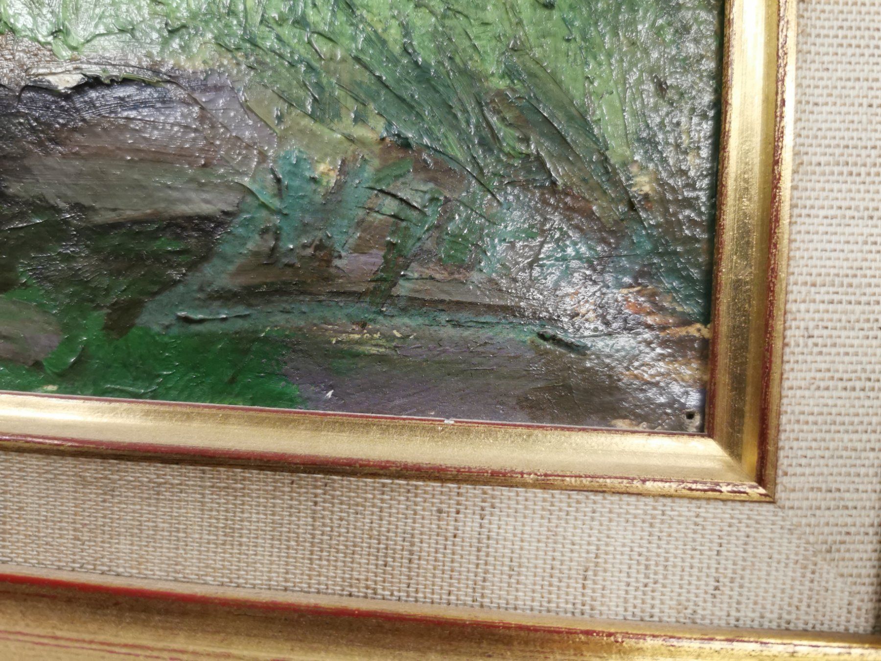 Gemälde: HUILE SUR TOILE SIGNÉE – Gebraucht aus Genève von Qanil77 3