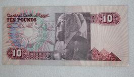 Ägyptische 10 Pfund Note