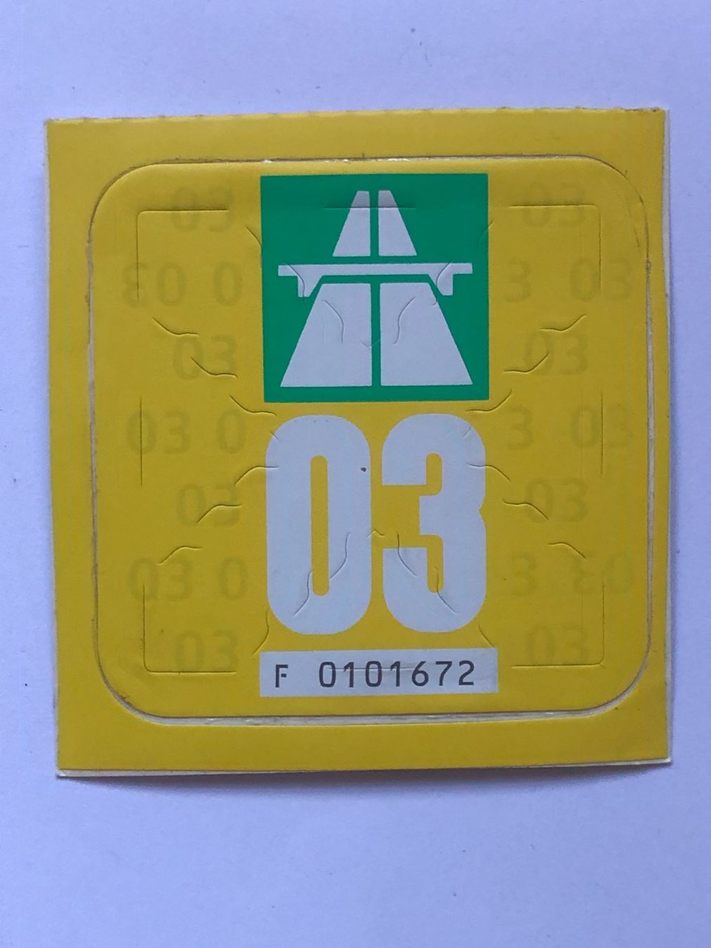 Vignette autostradali: Autobahnvignette 2003 – Usato da Ganterschwil venduto da ganterb