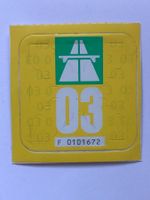 Autobahnvignette 2003