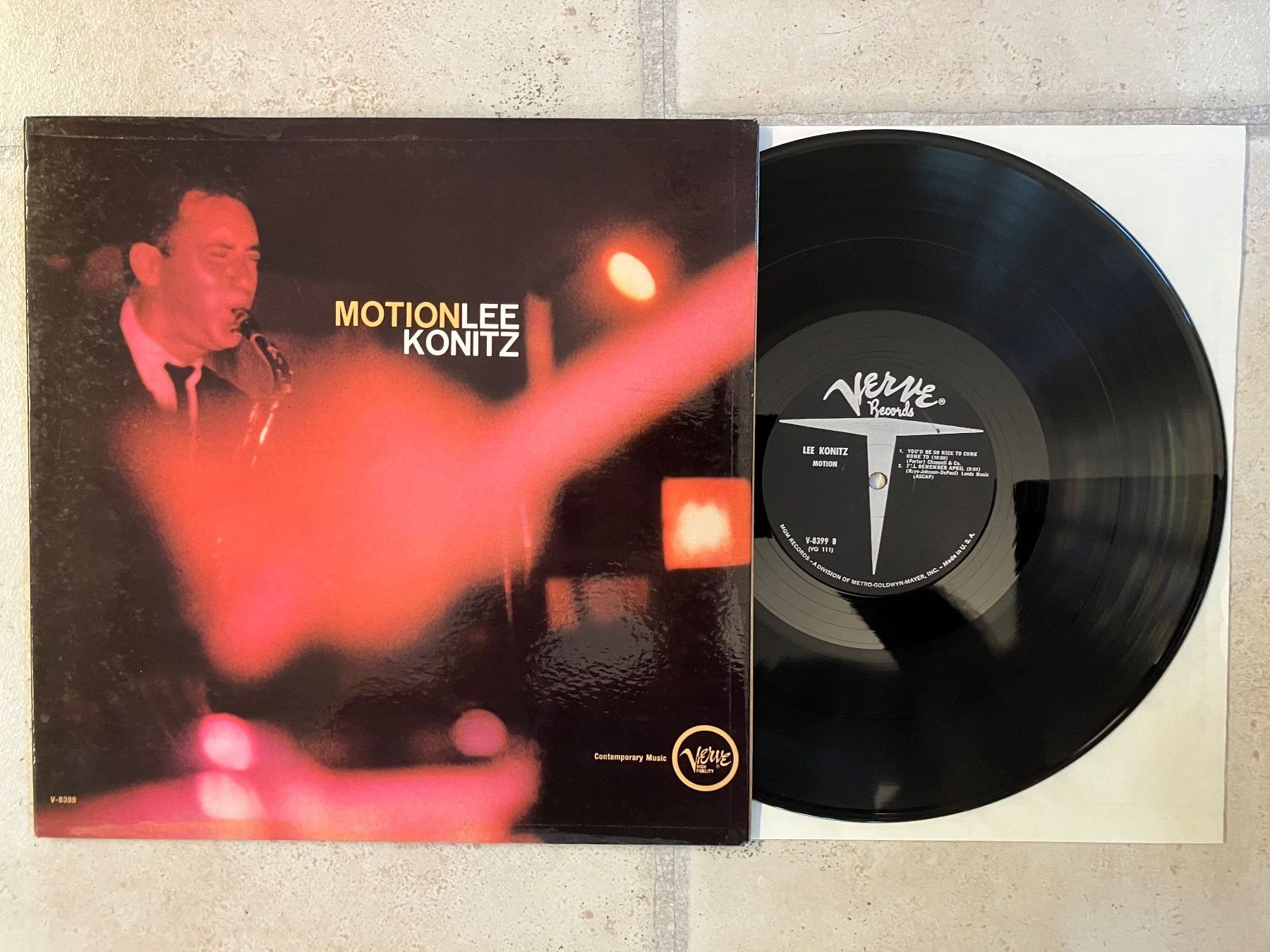 Schallplatten: Lee Konitz - Motion, LP Jazz – Gebraucht aus Widen von DexterGordon