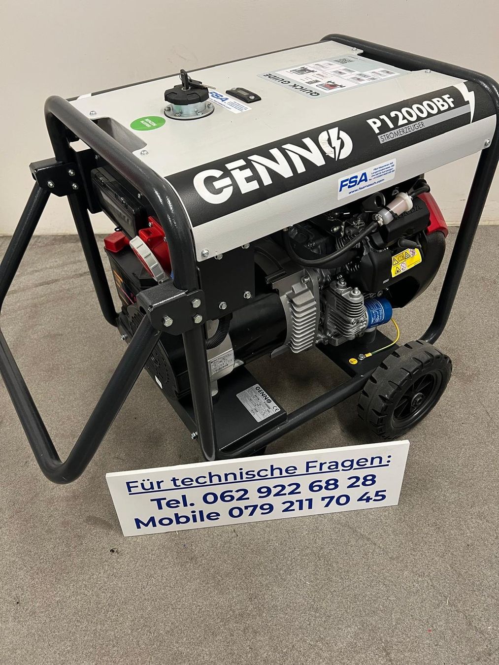 Generatori di corrente: GENNO Stromerzeuger P12000BF – Nuovo (secondo la descrizione) da Aarwangen venduto da fsa-maschinen 3