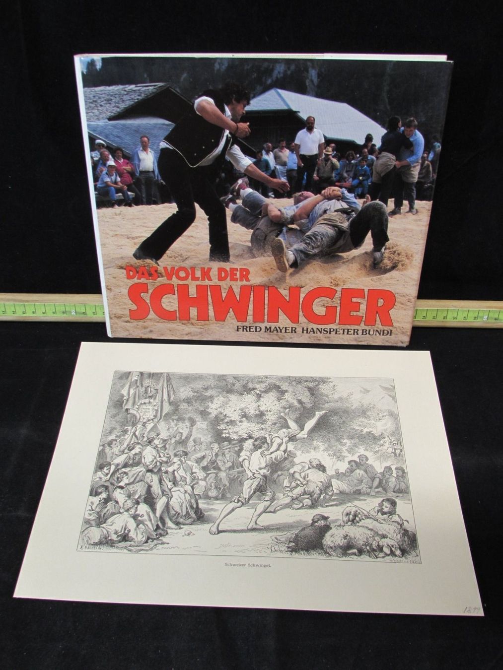 Grafica & Litografie: Schwingen, 19.Jh. – Usato da Walchwil venduto da Shells1
