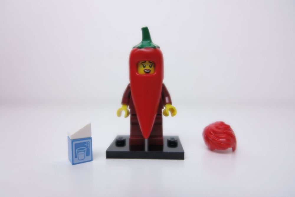 LEGO Minifigur CMF Serie 22 Chilikostüm-Fan (Neu (gemäss Beschreibung ...