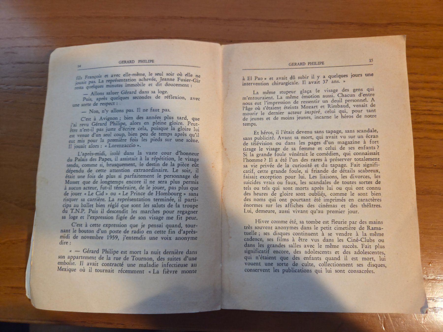 Libri: Gérard Philipe Maurice Périsset 1963 Original – Usato da Aldesago venduto da lusuardi 6