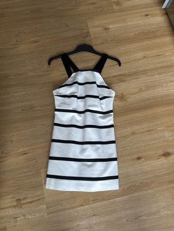 Sommerjumpsuit gestreift schwarz/weiss