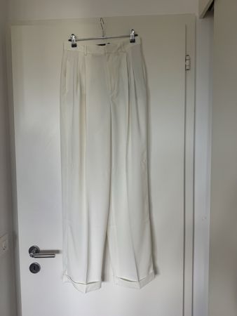 POLO Ralph Lauren weisse Bundfalten Hose US 2