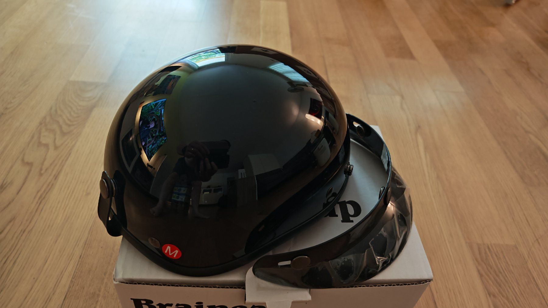 Caschi & visiere: Braincap Helm schwarz Grösse XL neu – Nuovo e nell'imballaggio originale da Kriens venduto da Stroke 1