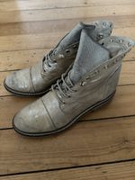 FruIt Silver Leather Boots with Glitter Detail, Gr. 40
