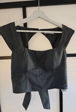 Hollister Top Gr. S / Grau