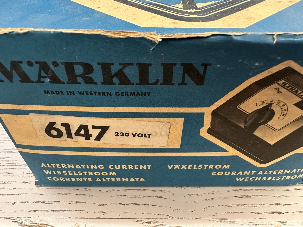 Märklin Modellini di ferrovie: Märklin 6147 Transformator – Usato da Lupsingen venduto da New-Haven 4