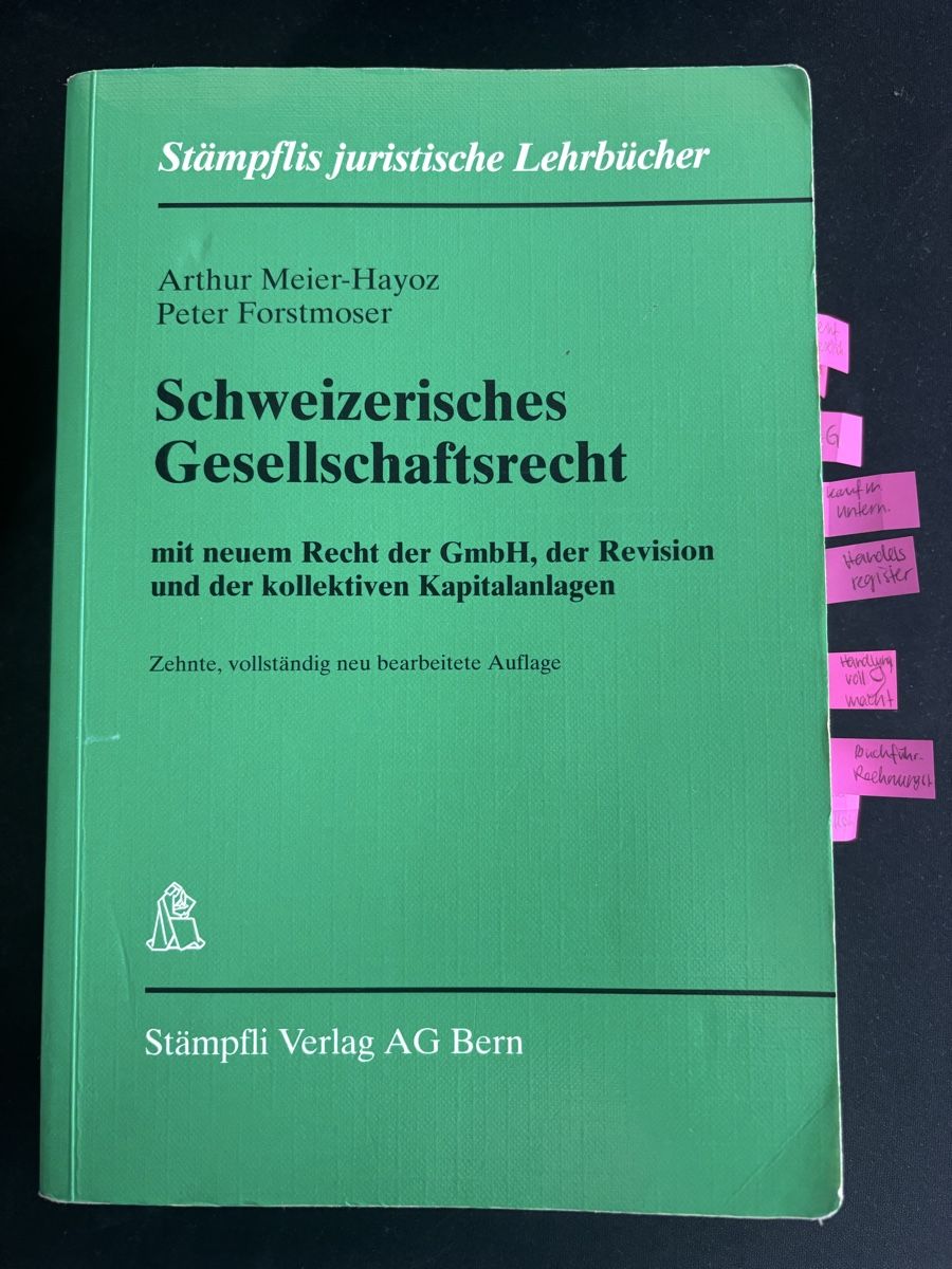 Libri: schweizerisches gesellschaftsrecht – Usato da Langnau am Albis venduto da CollectingCoRe