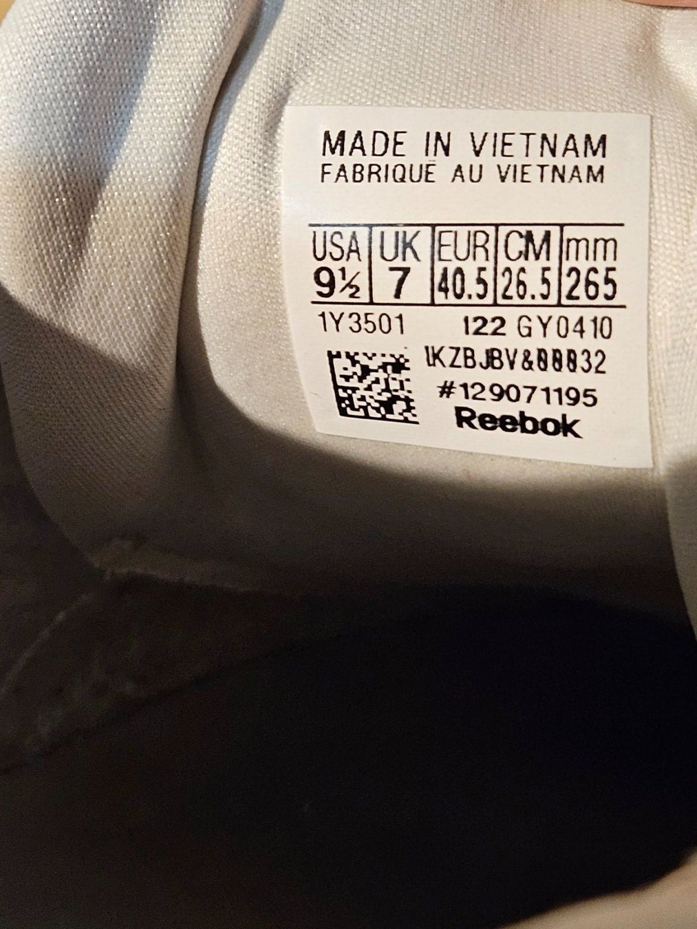 Reebok Herrenschuhe: Schuhe Reebok Weiss Gr. 40.5 – Gebraucht aus Zürich von noahnehrmann 2