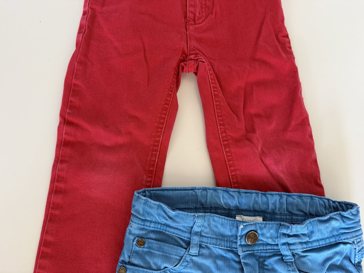 Jacadi Hosen: 2 Jacadi Hosen Grösse 36M Rot Blau – Gebraucht aus Ebikon von InesUndElf 1