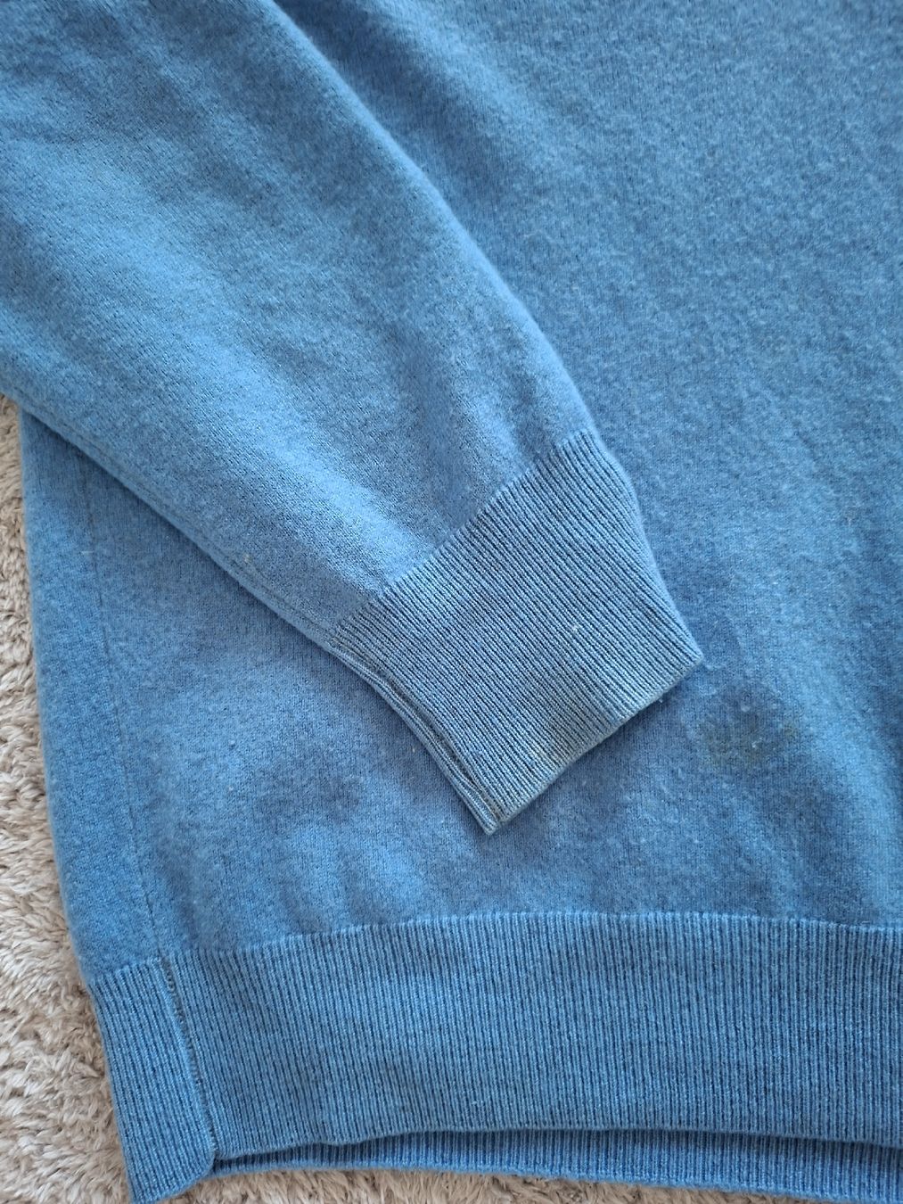 Pulls & Sweat-shirts: Pull zippé André Maurice Cachemire bleu clair  – D'occasion à Renens VD par ser_j2fn 4