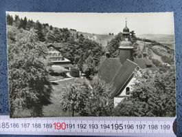 HERGISWALD LU AK KURHAUS UND WALLFAHRTSKIRCHE 1950
