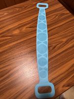 Duschgürtel Silikon blau neuwertig