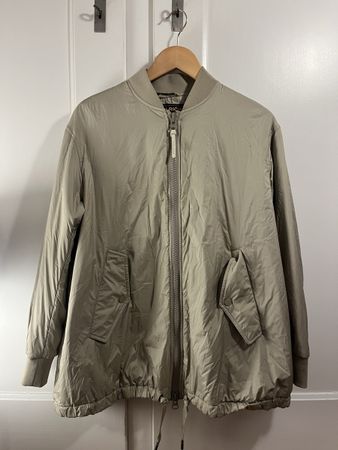 Woolrich Bomberjacke Beige Gr. S Oversized
