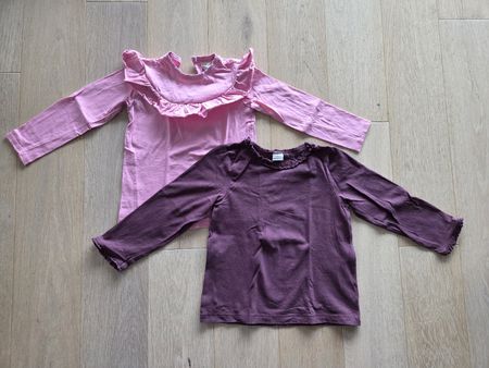2 Langarmshirts H&M Gr. 98, gebraucht