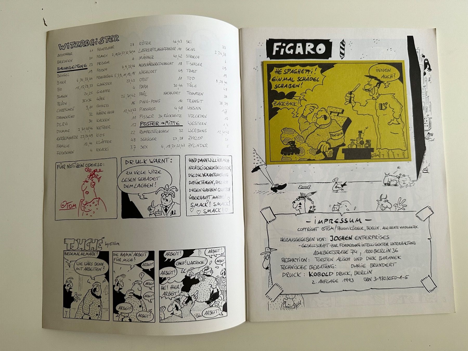 Fumetti: TOM - WITZBILDCHEN – Usato da Münsingen venduto da Ganjam 3