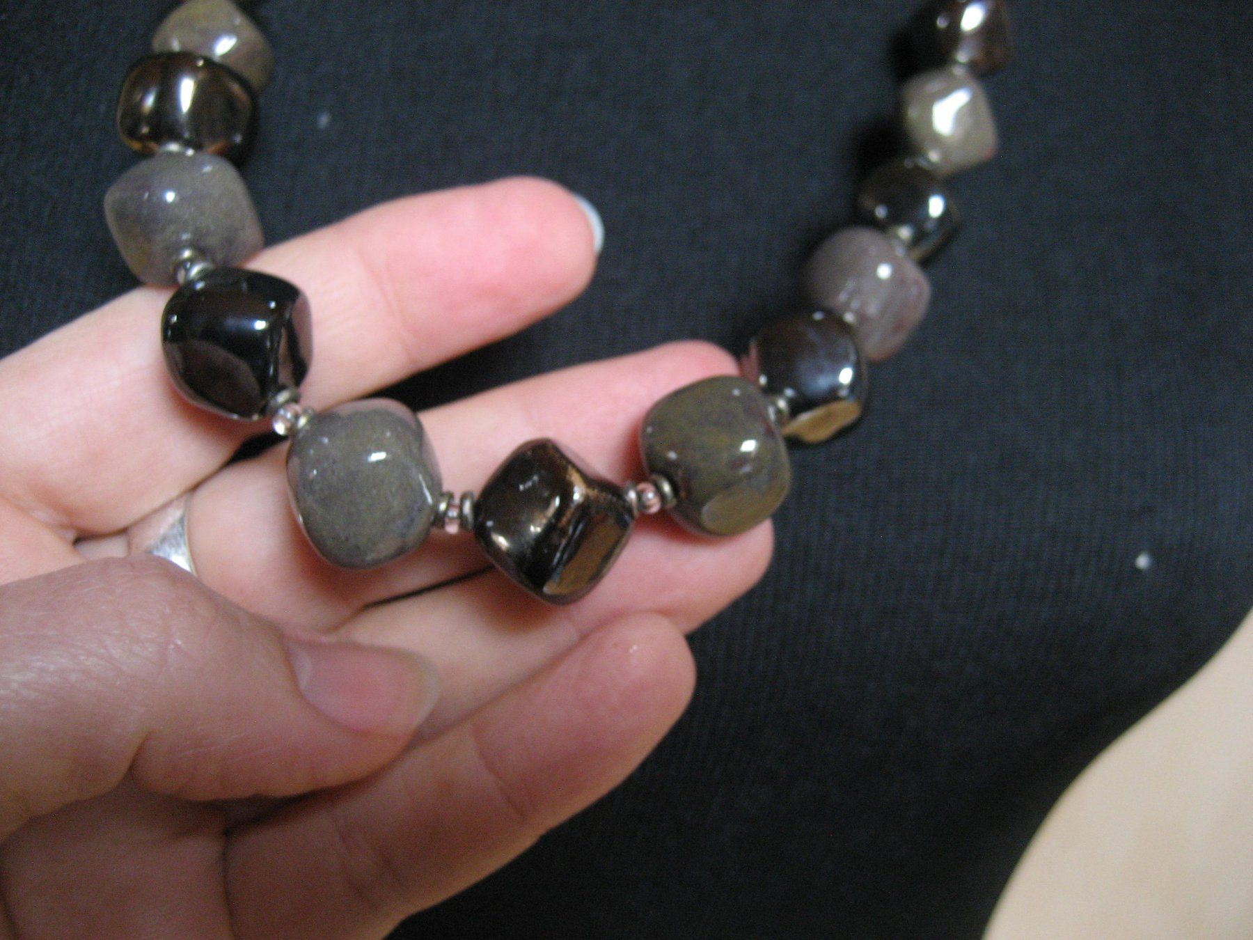 Catenine: Collier pierres naturelles – Nuovo (secondo la descrizione) da Delémont venduto da marryb 3