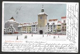 Solothurn Bieltor im Winter