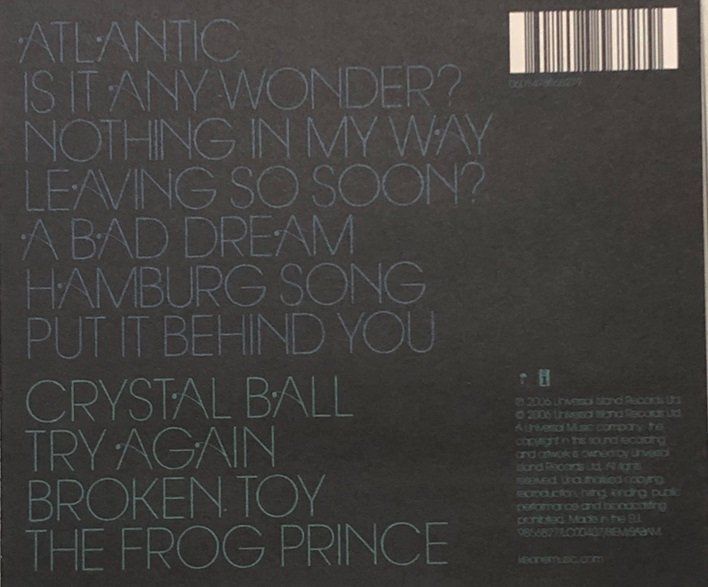 CD: Keane – Under the iron sea – Usato da Grüningen venduto da azulverde 1