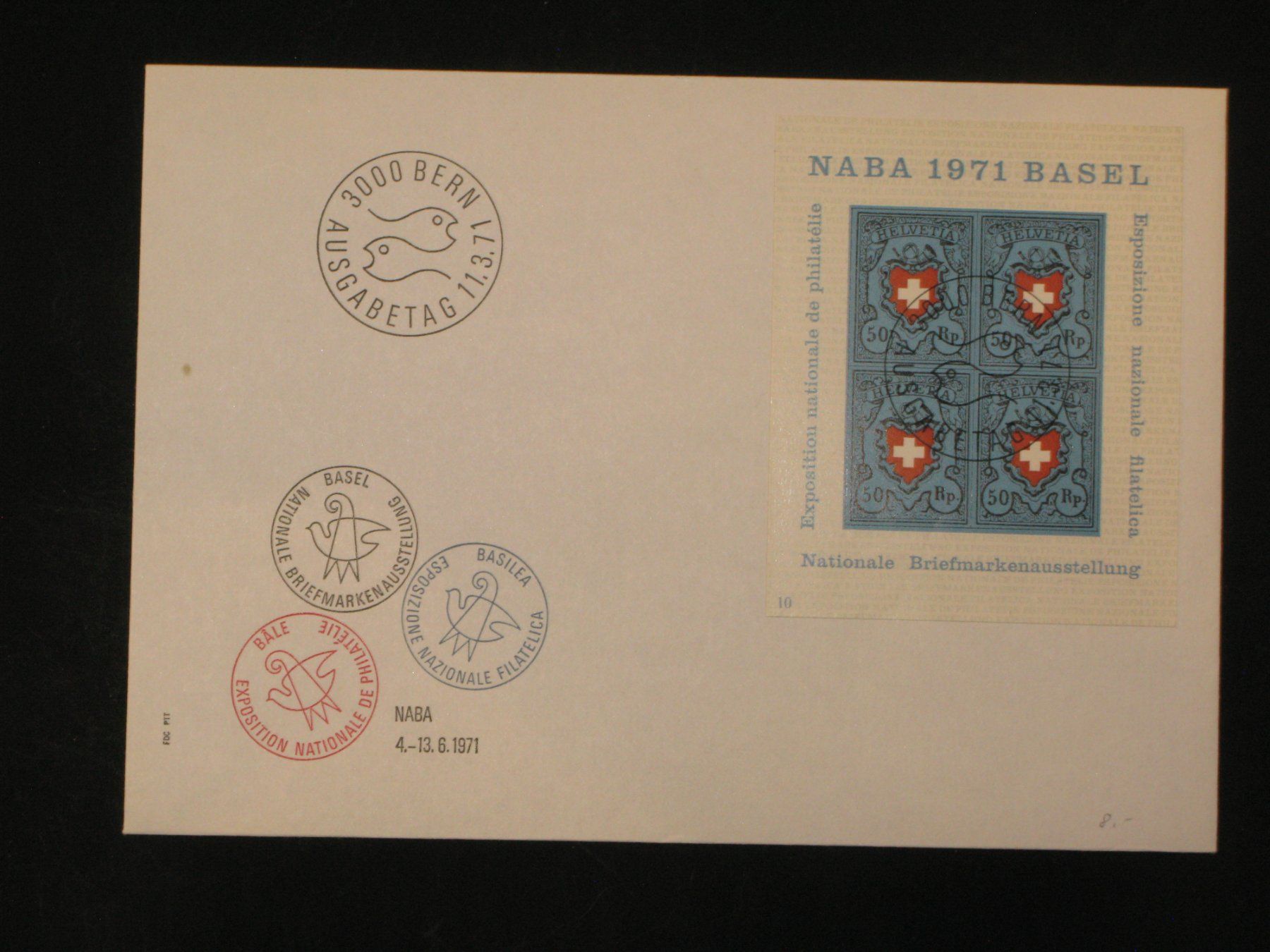 Tutti i francobolli: NABA 1971 Basel W45 – Usato da Riken AG venduto da HEROWE