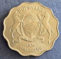 Botswana 1 Pula 1976 Münze guter Zustand