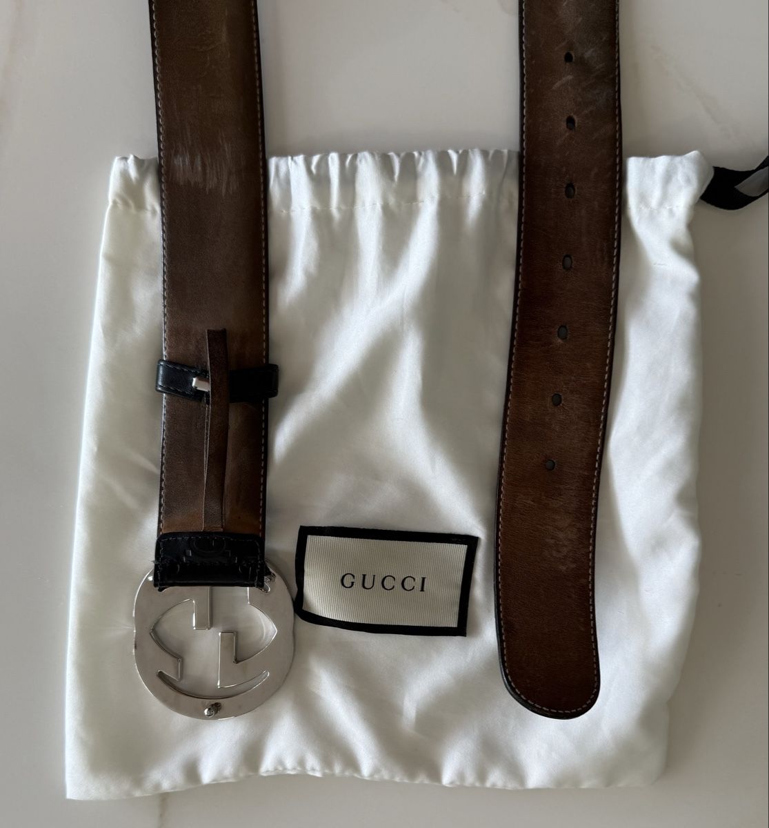 Gucci Cinture: Gucci Ledergürtel Schwarz  Gr 105 – Usato da Ennetbaden venduto da WatchGuy 3