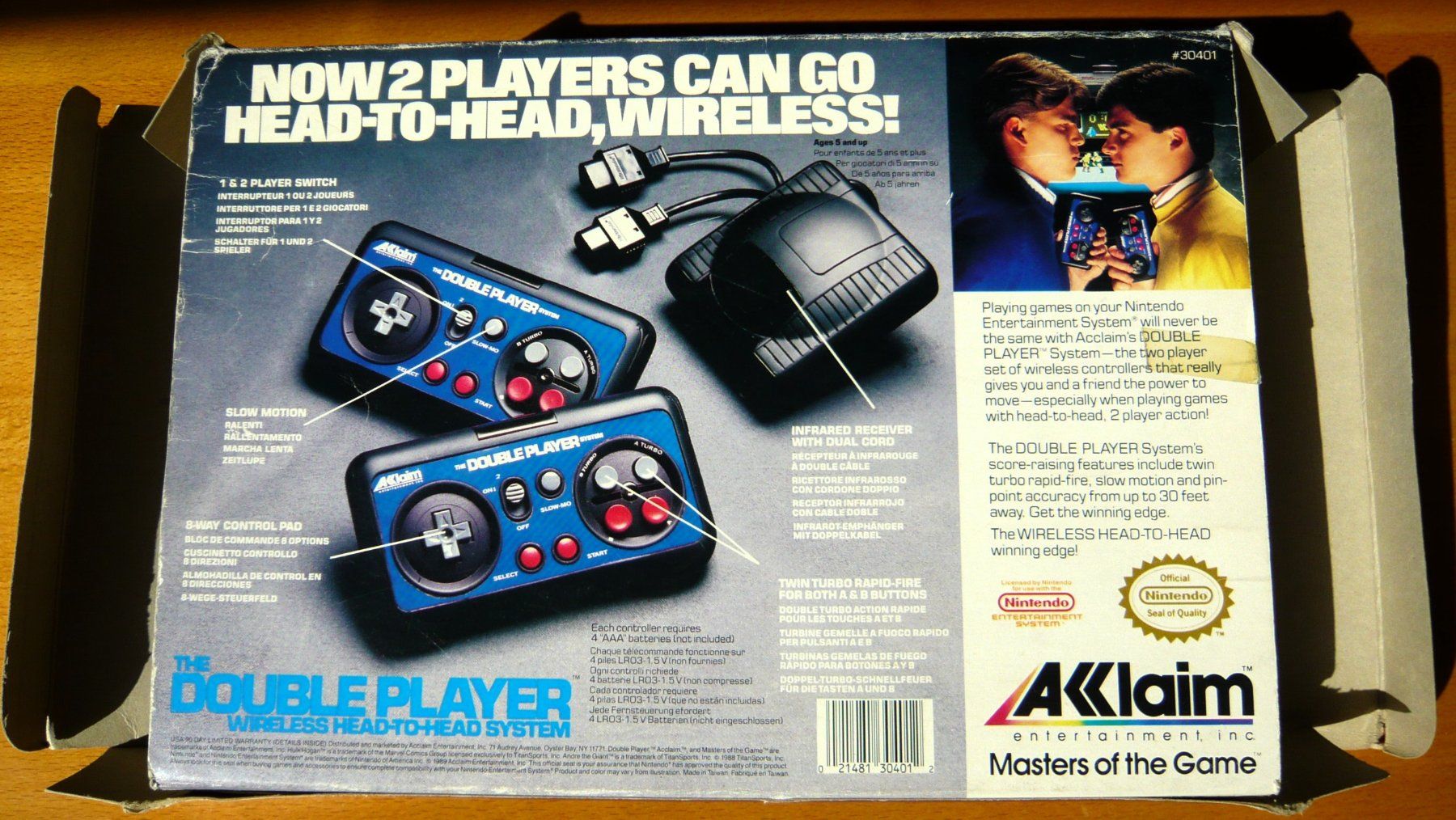 Nintendo Manettes: NES Double Player Wireless ! Fonctionne, avec Boîte – D'occasion à Onex par Jaguar1986 5