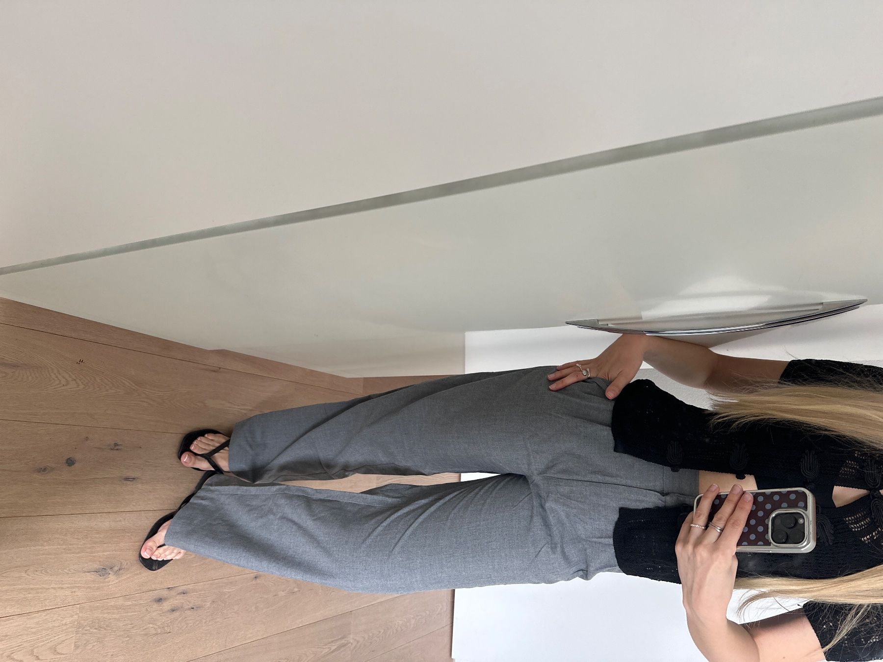 Hosen: Hight waisted stoffhose grau XXS – Gebraucht aus Rheineck von sam_9m27 2