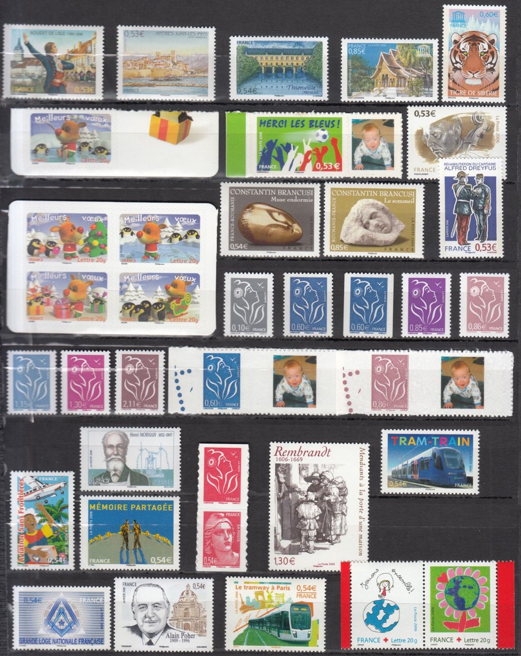 Tous les timbres: Frankreich 2006 postfrisch – D'occasion à Bürglen TG par StampGraf 9