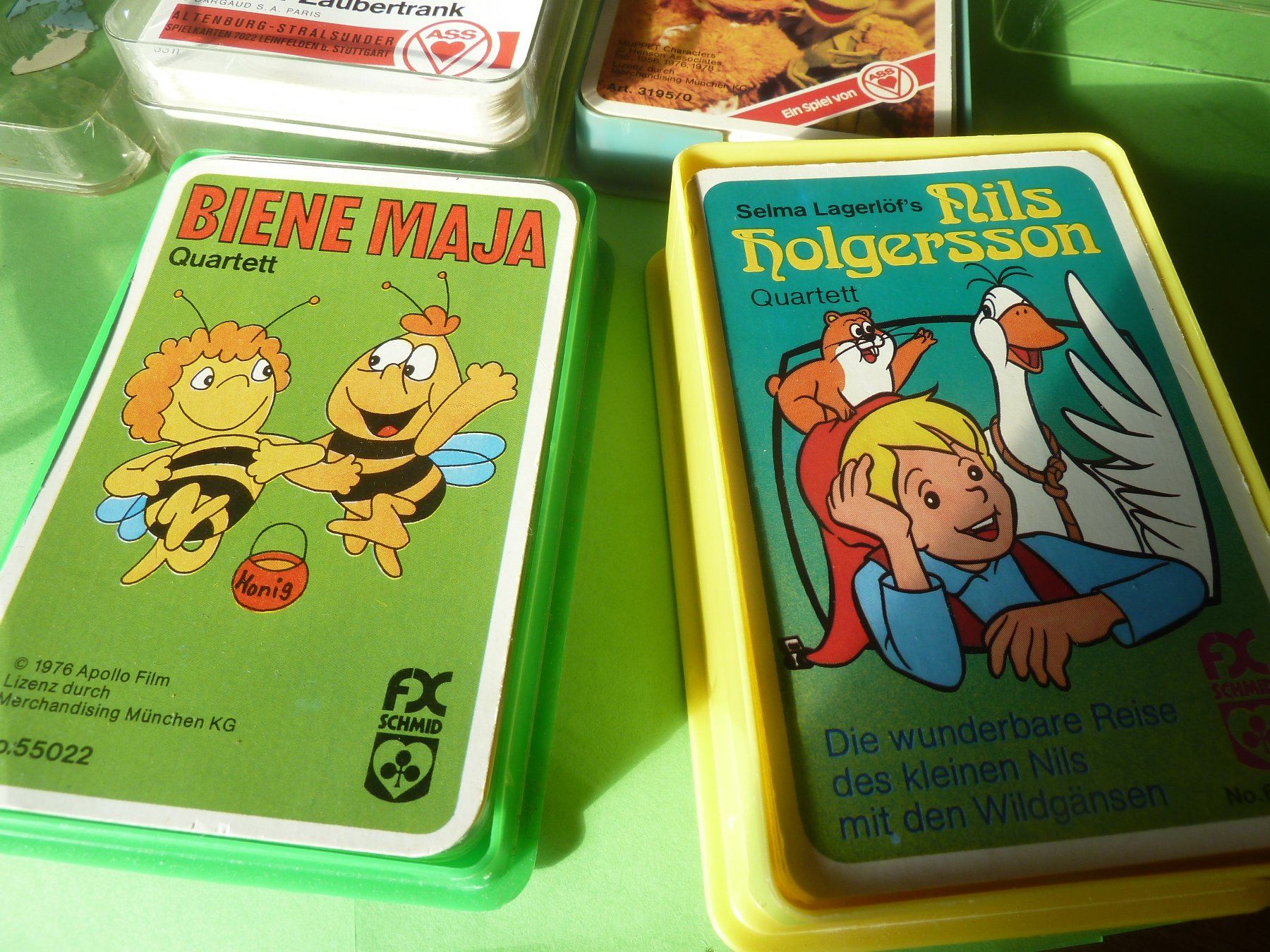 Giochi: 4 Quartettspiele Asterix Biene Maja Muppet Nils gebraucht – Usato da Rieden SG venduto da jamilau 2