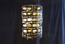 Dia Hängelampe Upcycling 2 Dias Angy Burri
