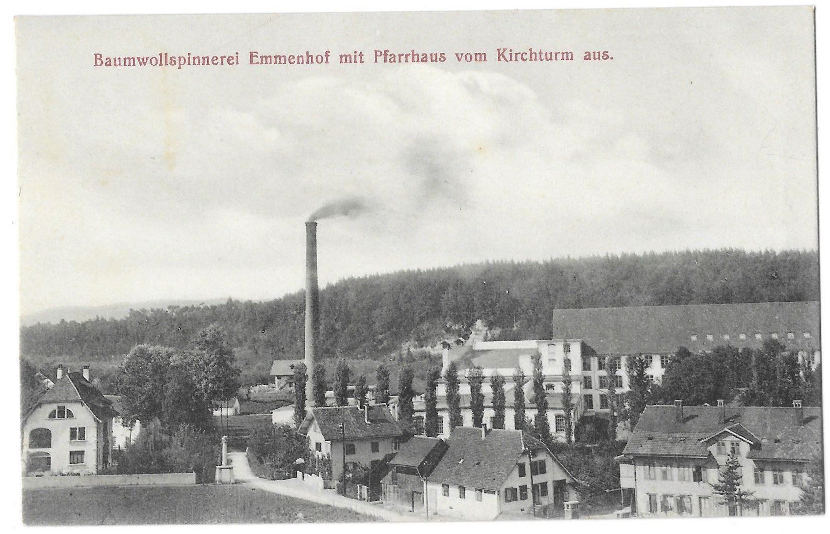 Cartoline postali: Derendingen Baumwollspinnerei Emmenhof – Usato da Olten venduto da clotaldi