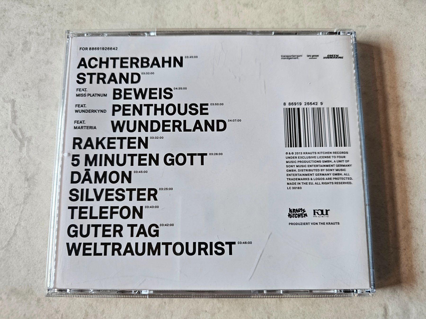 CD: Yasha  -  Weltraumtourist – Usato da Schneisingen venduto da backstore24 1