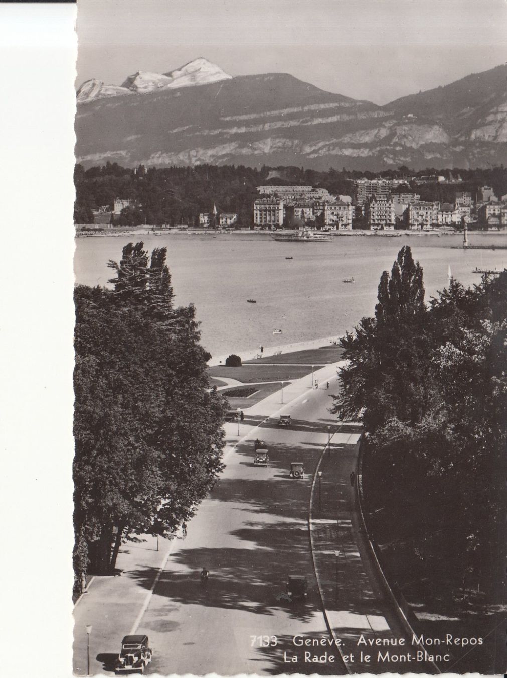 Cartoline postali: Genève Avenue Mon repos ca. 1950 – Usato da Bürglen TG venduto da StampGraf