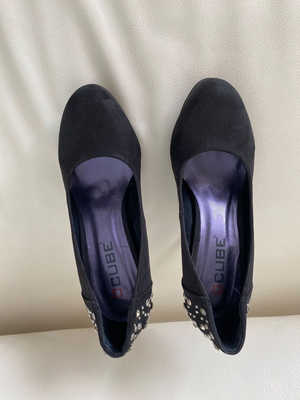 Cube Damenschuhe: Extravaganter must have CUBE Pumps, schwarz, Gr. 37 – Gebraucht aus Winkel von ferrari2022 5